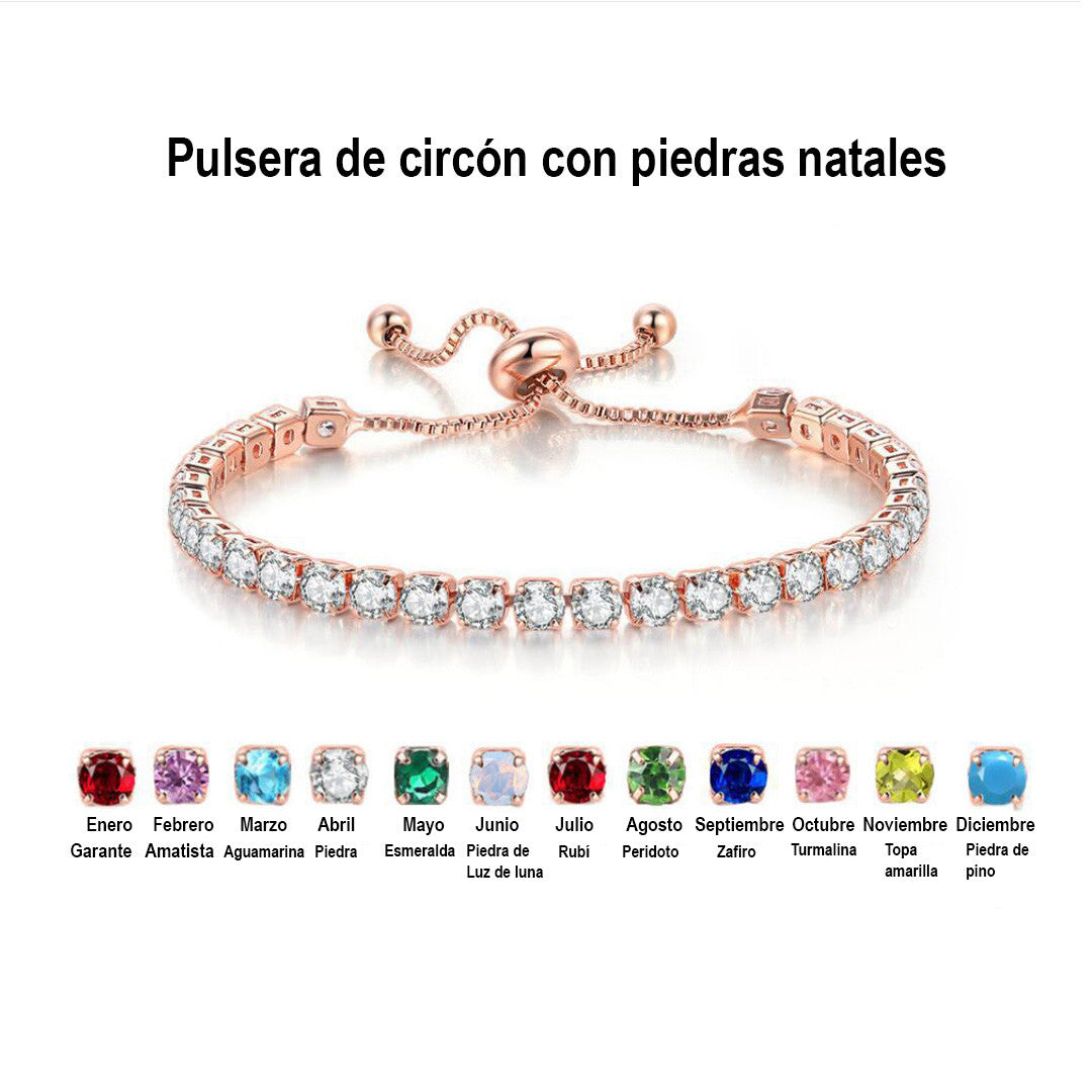 🌈 Pulsera Iónica con Cristales Multicolores para mujer