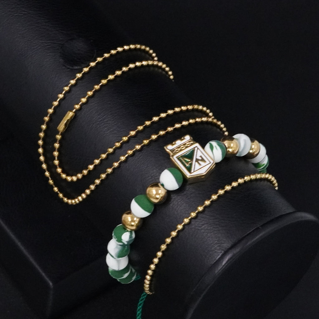 COMBO: CADENA-PULSERA MILITAR-EQUIPOS