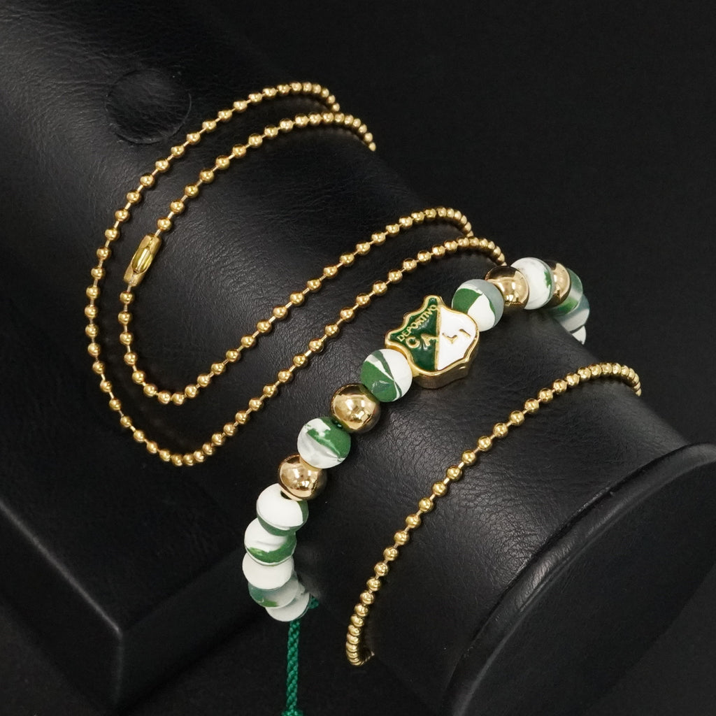 COMBO: CADENA-PULSERA MILITAR-EQUIPOS