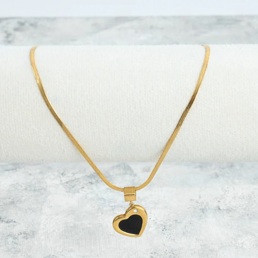 Cadena Corazón - Oro laminado 18 kilates