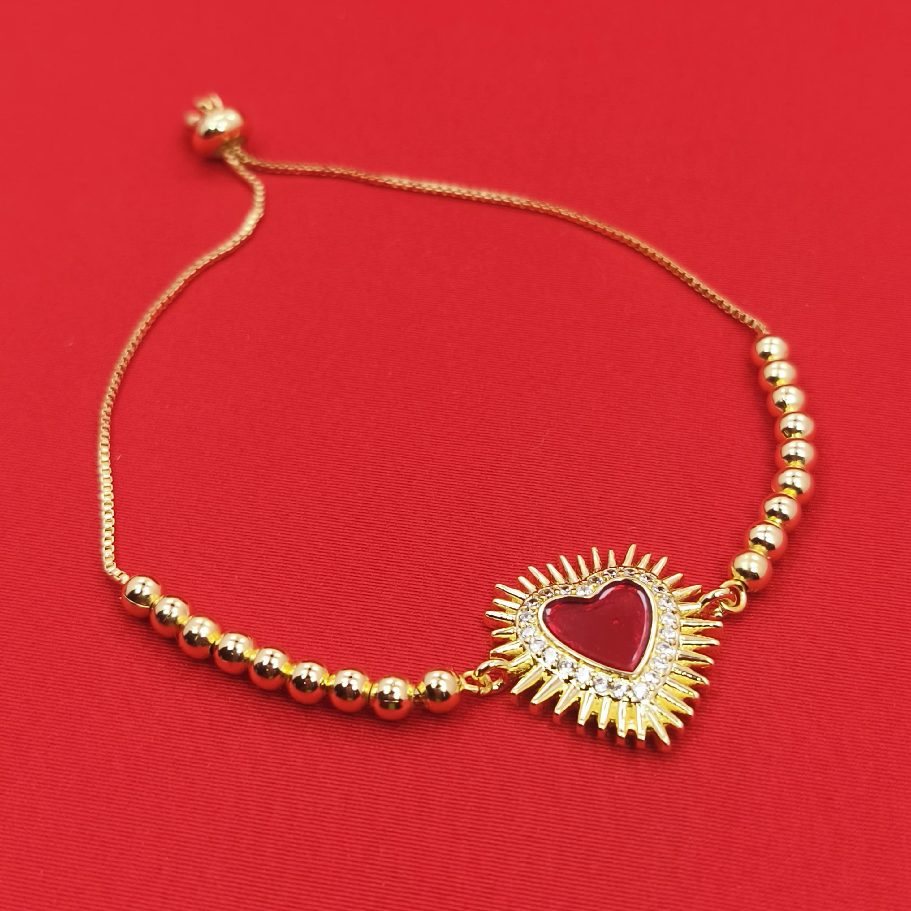 COMBO CORAZON DE JESUS COLLAR Y PULSERA