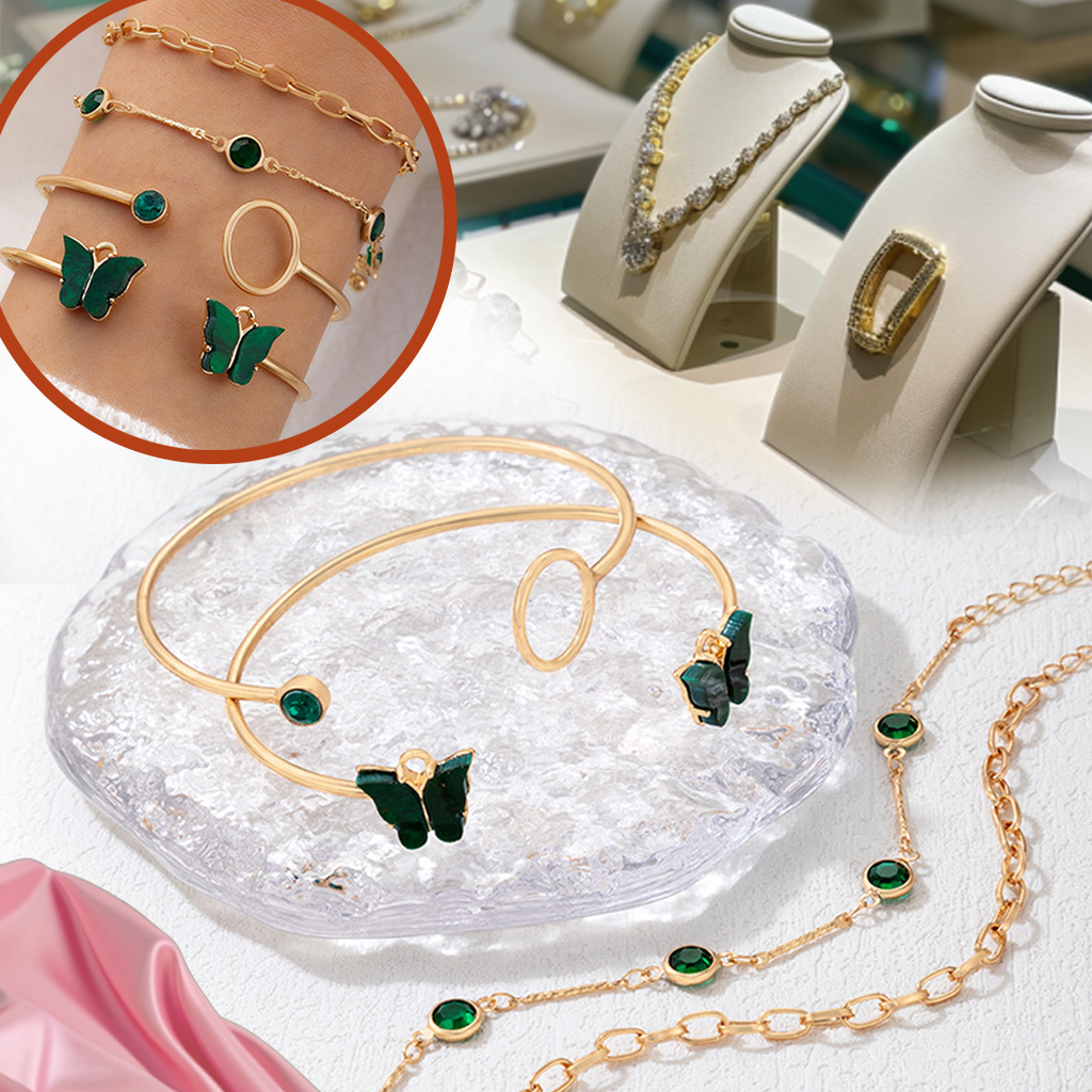 763475 Brazalete y 778437 Reloj verde