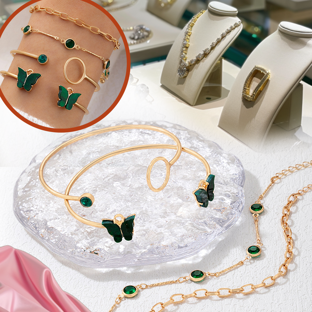 763475 Brazalete y 778437 Reloj verde