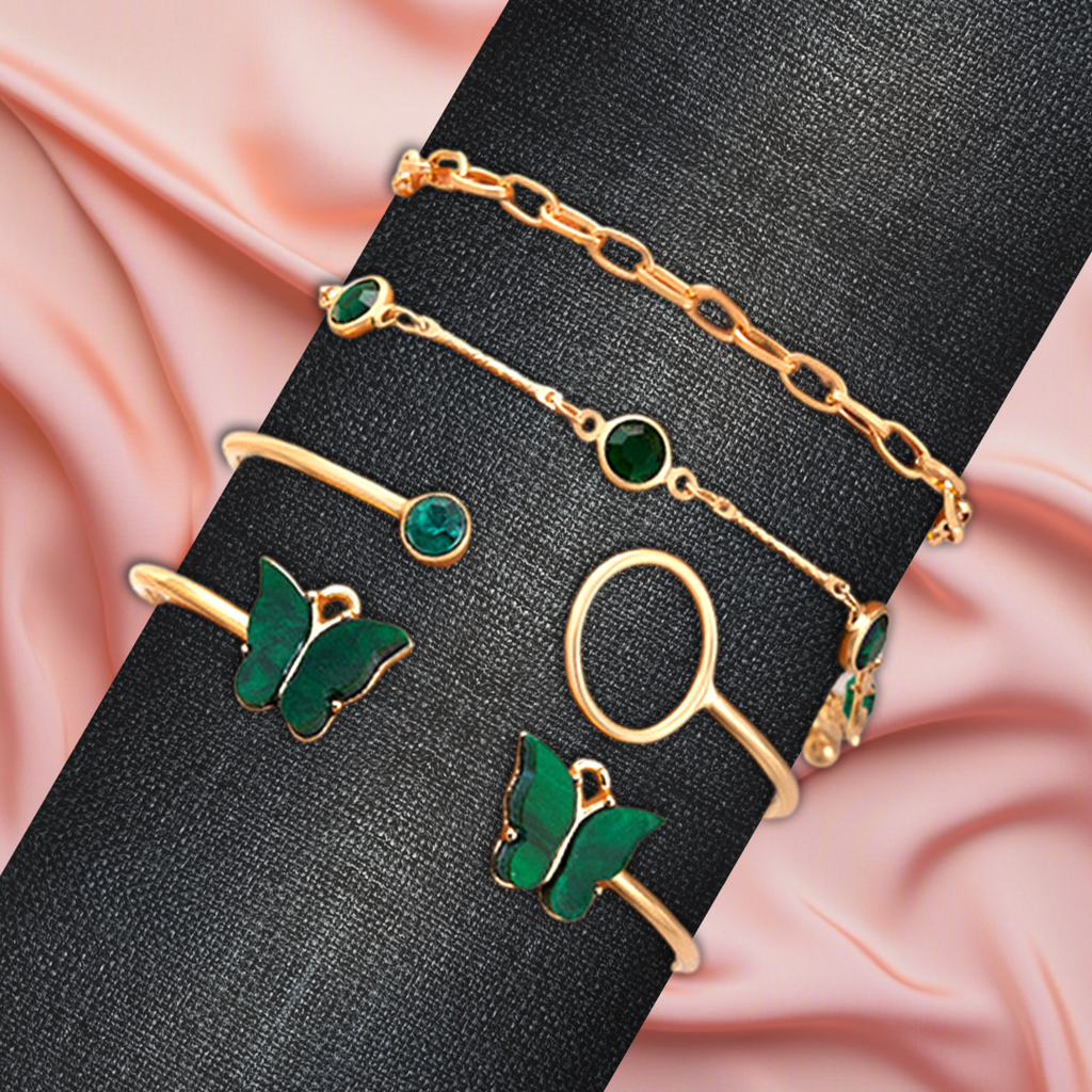 763475 Brazalete y 778437 Reloj verde