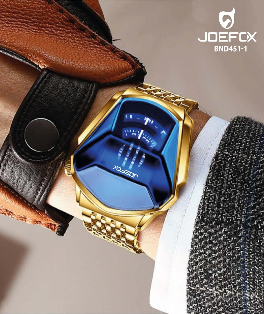 BND-451 RELOJ JOEFOX HORA GIRATORIA MET